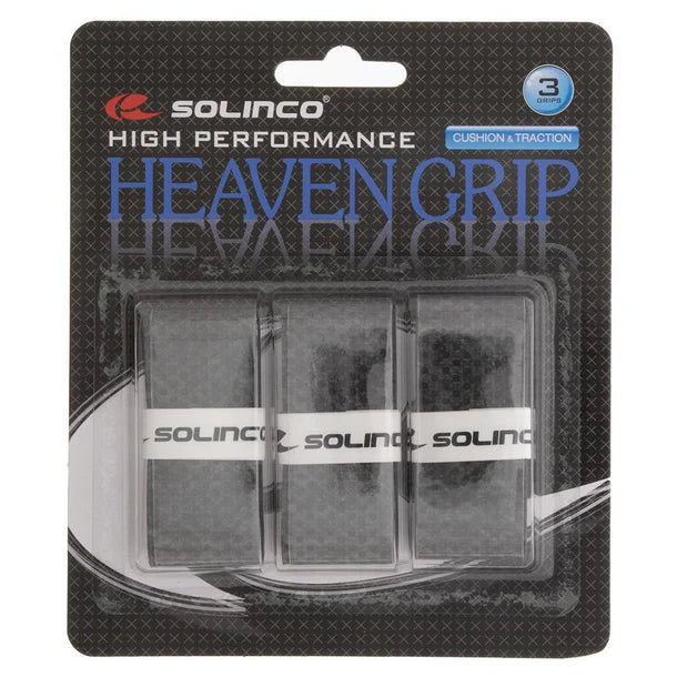 Solinco Heaven Tennis Overgrip Gray 3 Pack