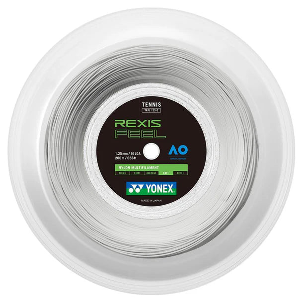 Yonex Rexis Feel 16L Tennis String Reel , White