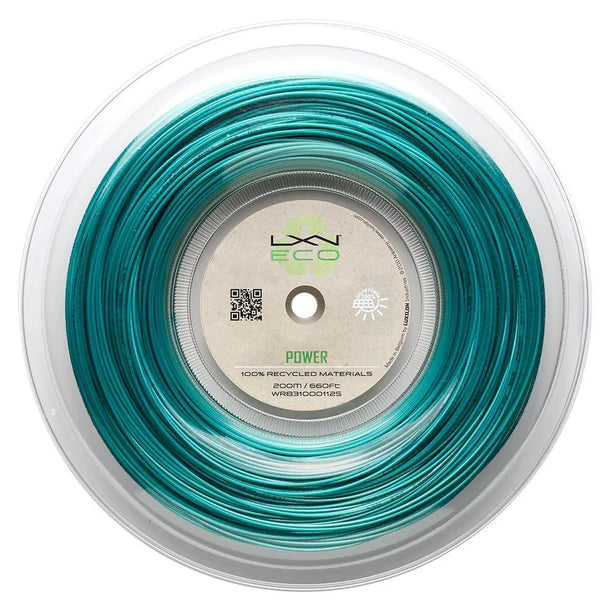 Luxilon Eco Power 125 Tennis String Reel Teal