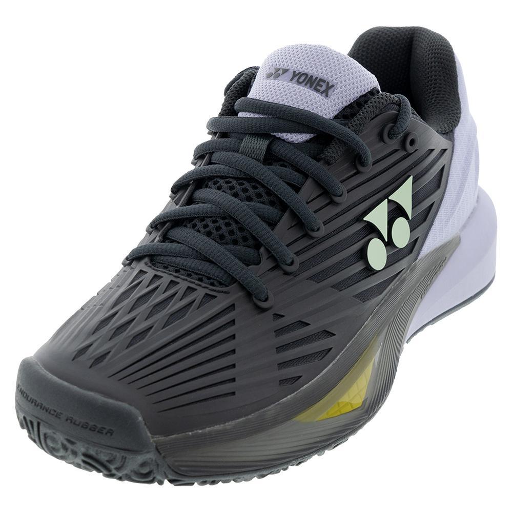 Yonex Men's Eclipsion 5 Clay Tennis Shoes Black and Purple