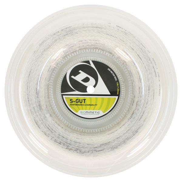 Dunlop S-Gut 17G White Tennis String Reel