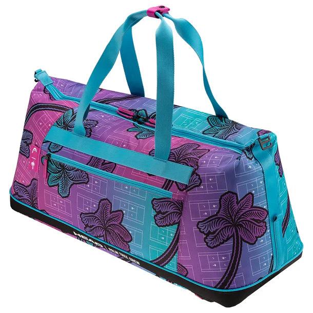 Head Palm Tree Crew Tour Tennis Duffle Bag L Purple and Blue