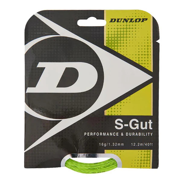 Dunlop S-Gut 16G Green Tennis String