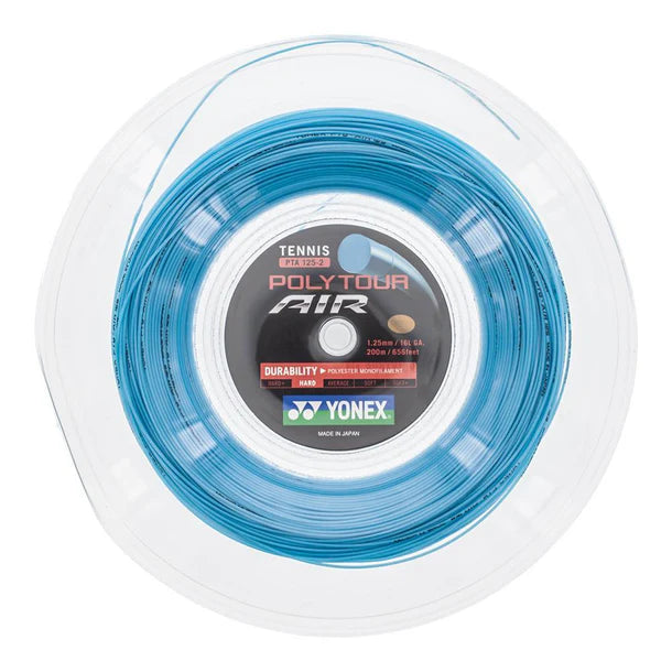 Yonex Polytour Air 125 Tennis String Reel Sky Blue