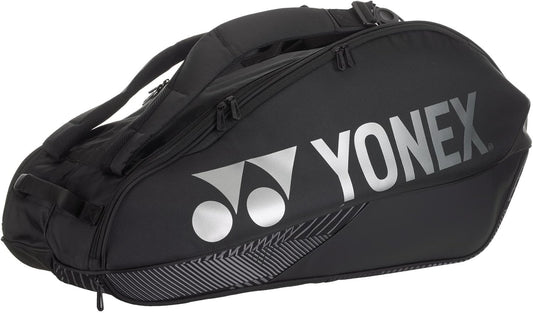YONEX Pro Racquet Bag 6 Pack Black Silver