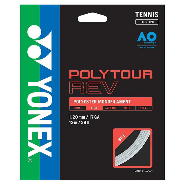 Yonex POLYTOUR REV Tennis String White