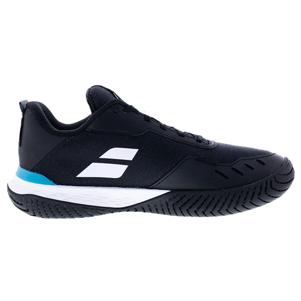 Babolat Men's SFX Evo All Court Tennis Shoes Black and Blue