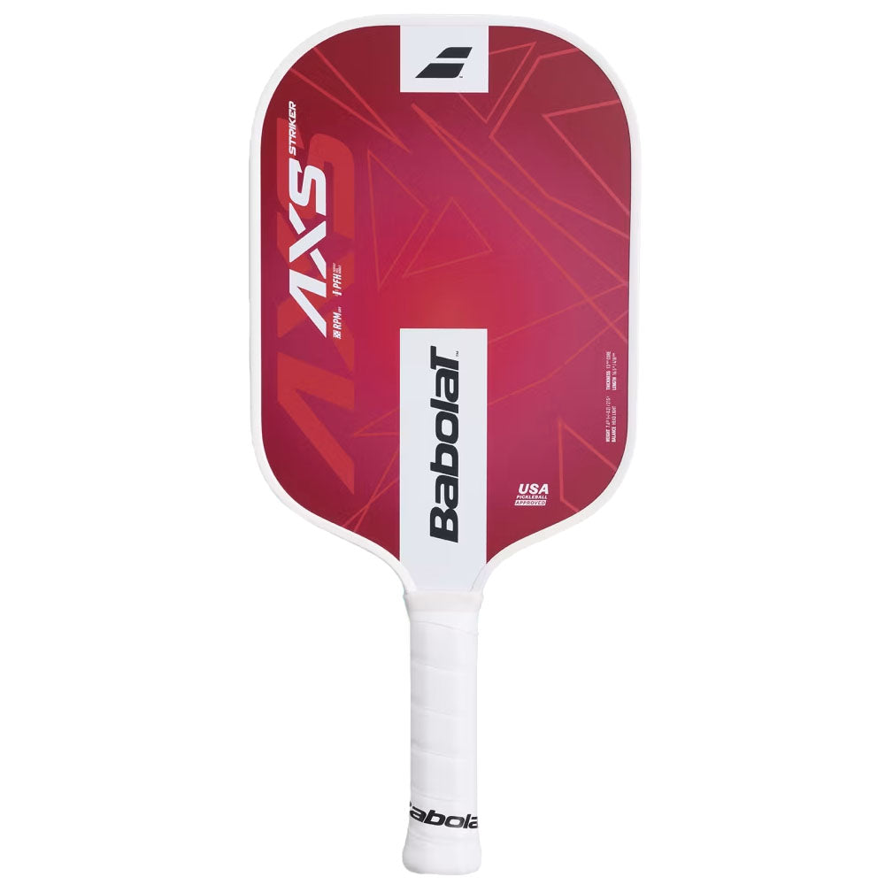 Babolat STRIKER AXS Pickleball Paddle (Red/White)