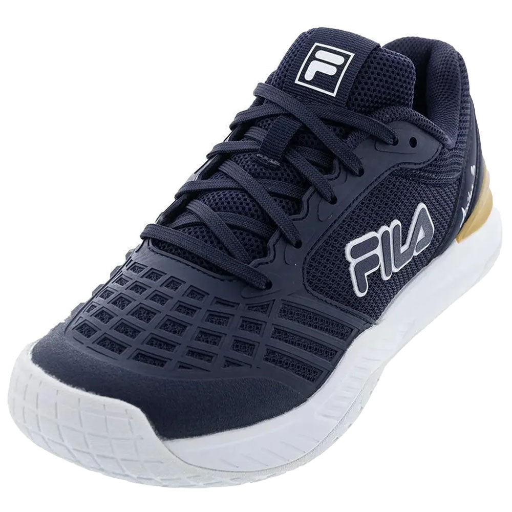 Fila Women's Axilus 3 Tennis Shoes Navy/White