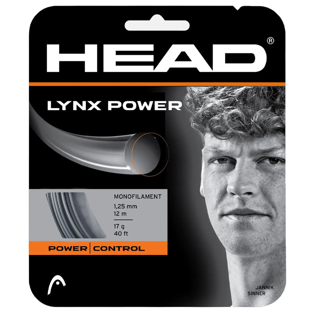 HEAD Lynx Power 17G Silver Tennis Strings