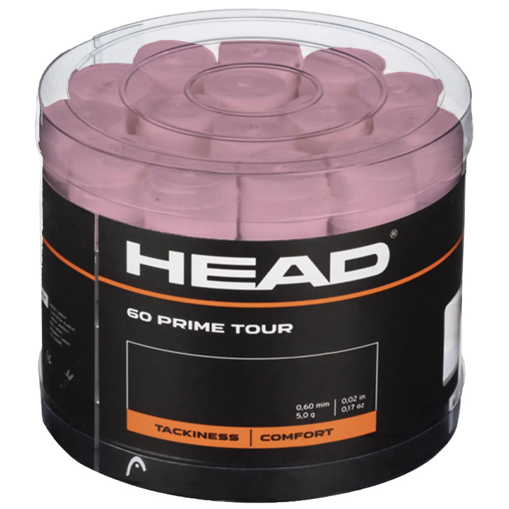 HEAD Prime Tour 60 Tennis Overgrip , Pink