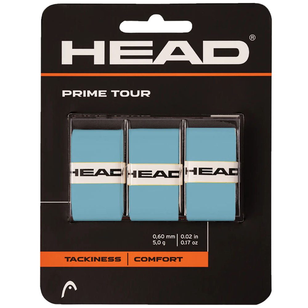 HEAD Prime Tour Tennis Overgrip 3-Pack Blue