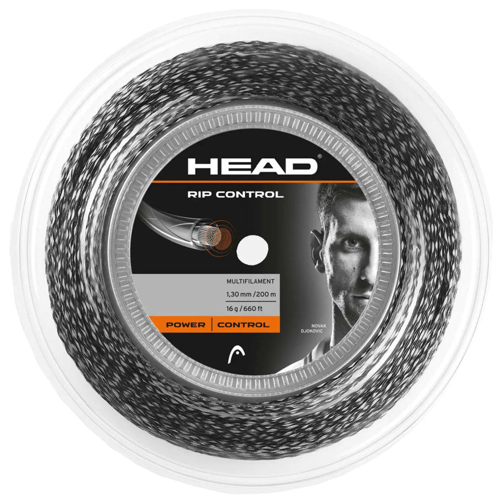 HEAD RIP Control 200M Tennis Strings Reel , Black