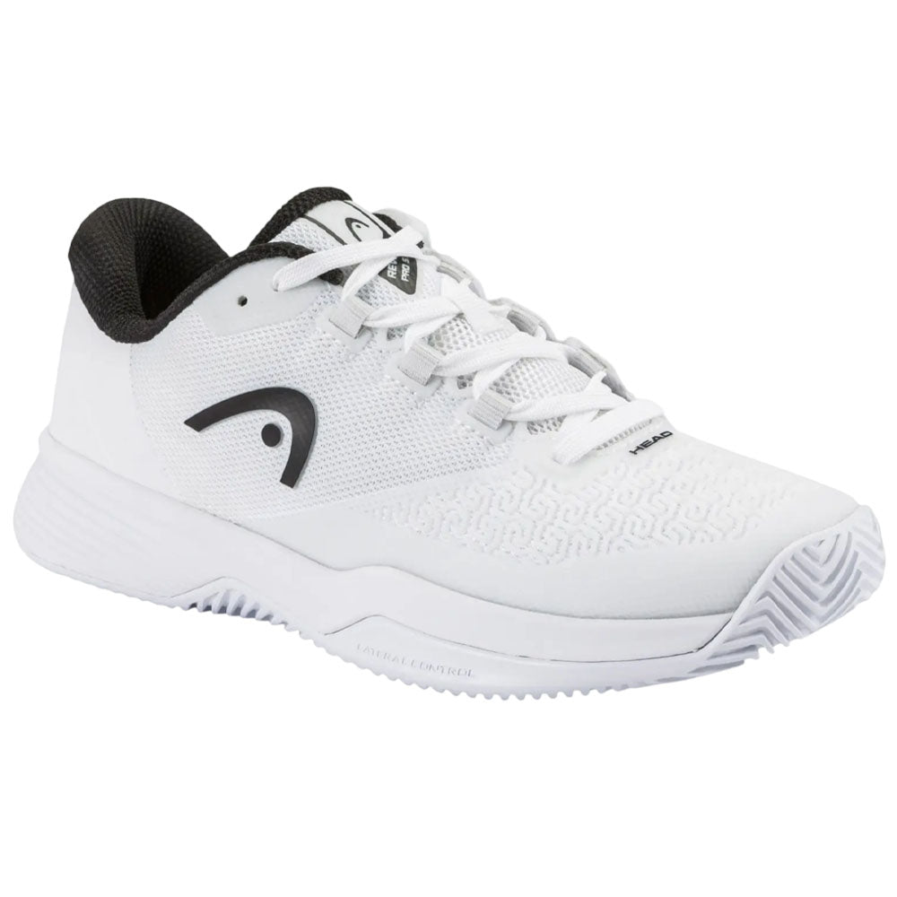 HEAD Revolt Pro 5.0 Clay Junior Tennis Shoes , White/Black