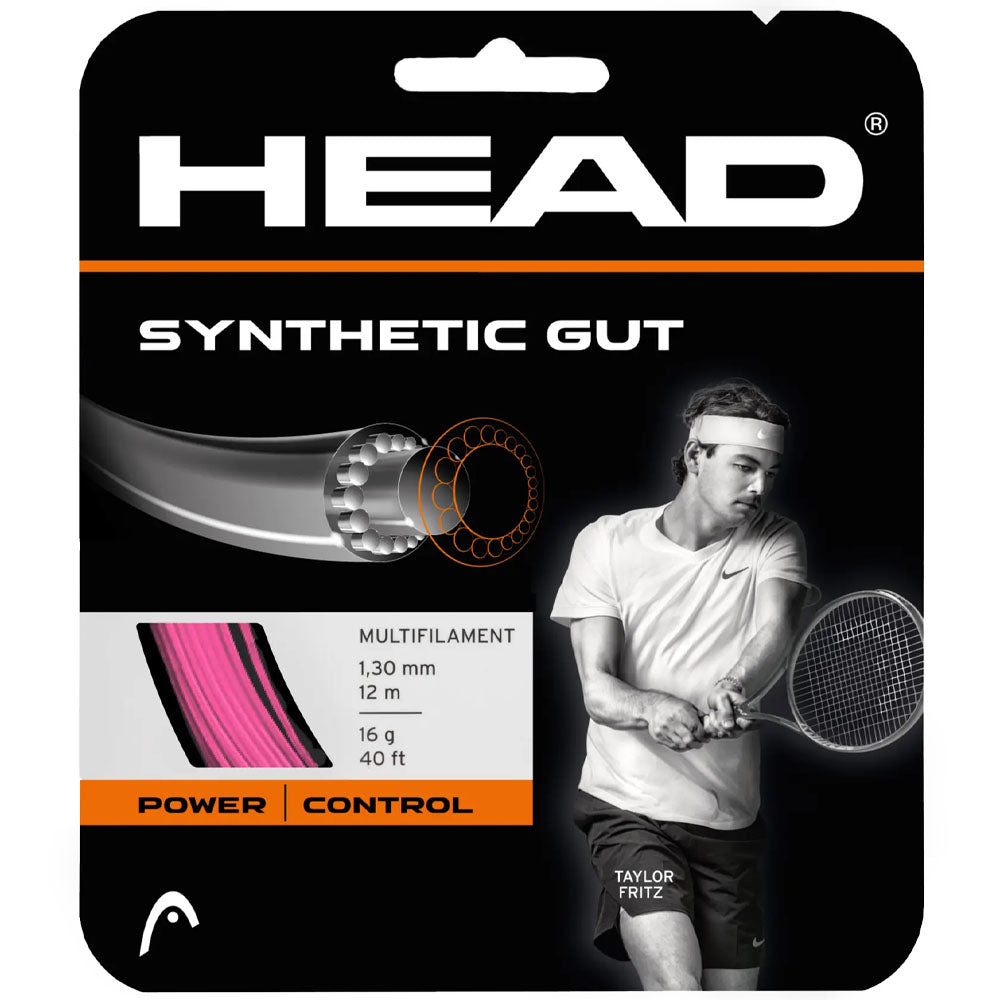 HEAD Synthetic Gut 16G Pink Tennis Strings