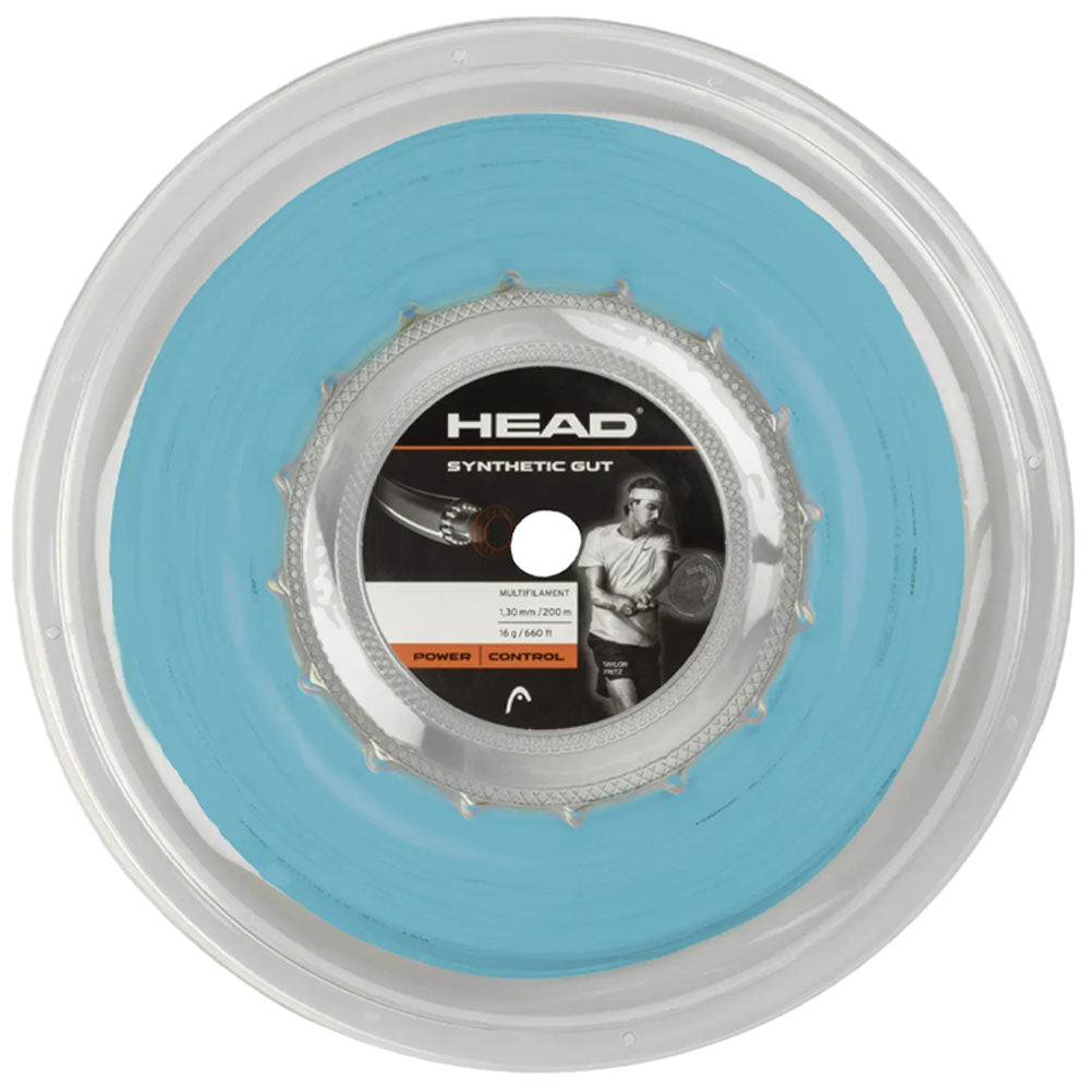 HEAD Synthetic Gut 200M Tennis Strings Reel , Blue