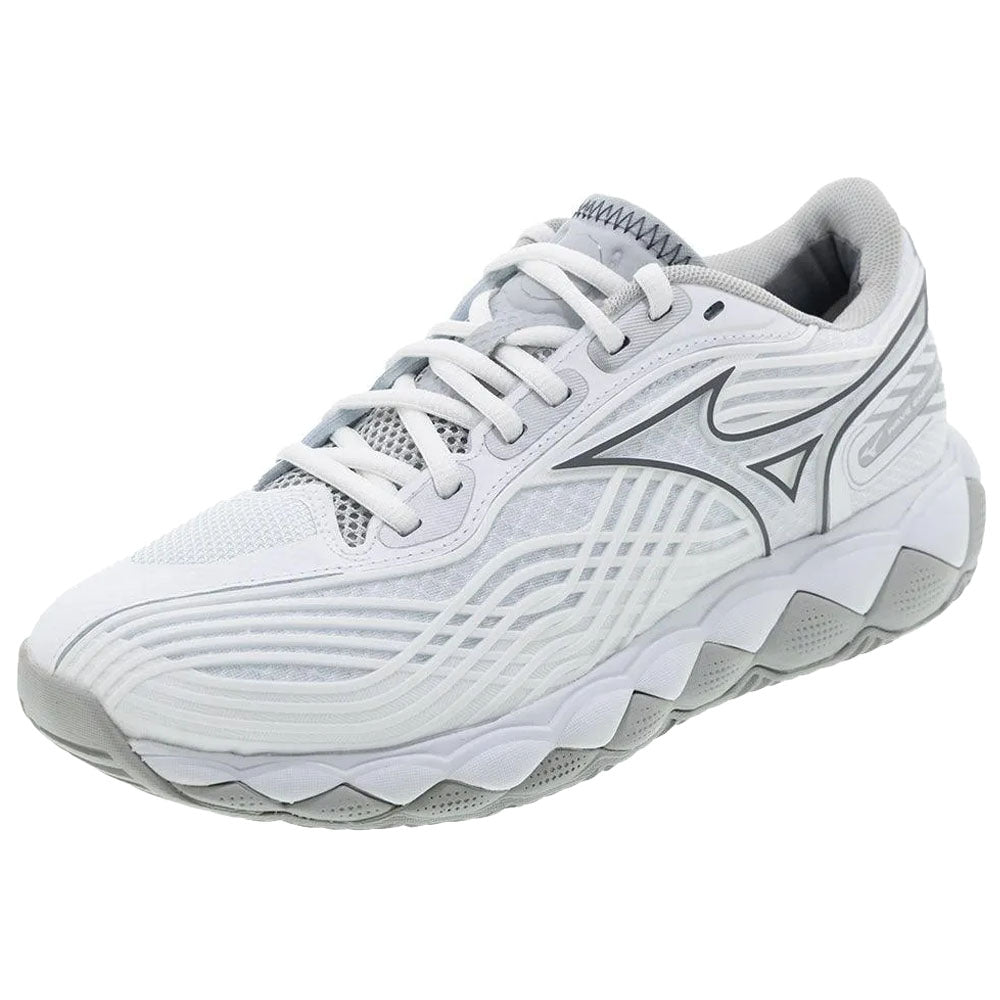 Mizuno Women's Wave Enforce Tour 2 Tennis Shoes White/Silver