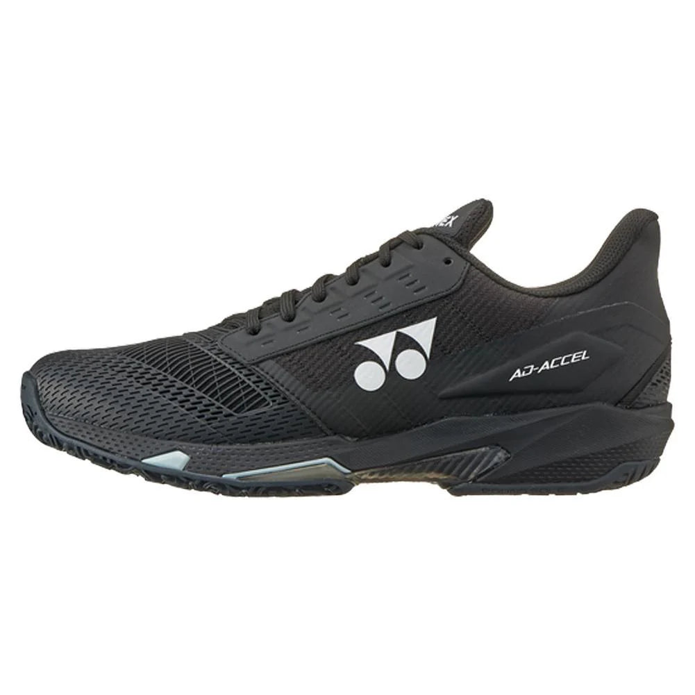 Yonex Men`s Power Cushion AD-ACCEL Clay Tennis Shoes Black
