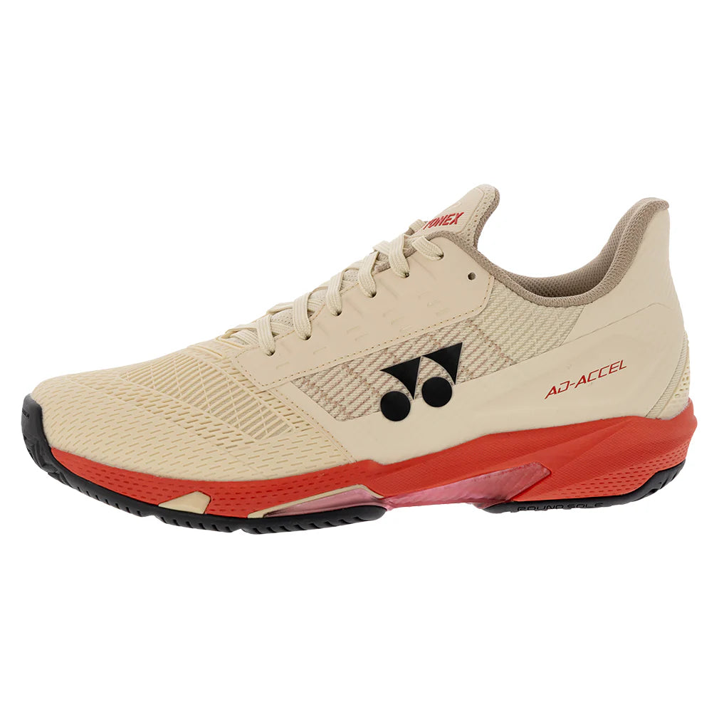 Yonex Men`s AD-ACCEL Tennis Shoes Sand Beige