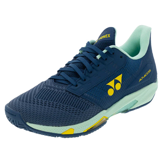 Yonex Men`s AD-ACCEL Tennis Shoes Teal Blue