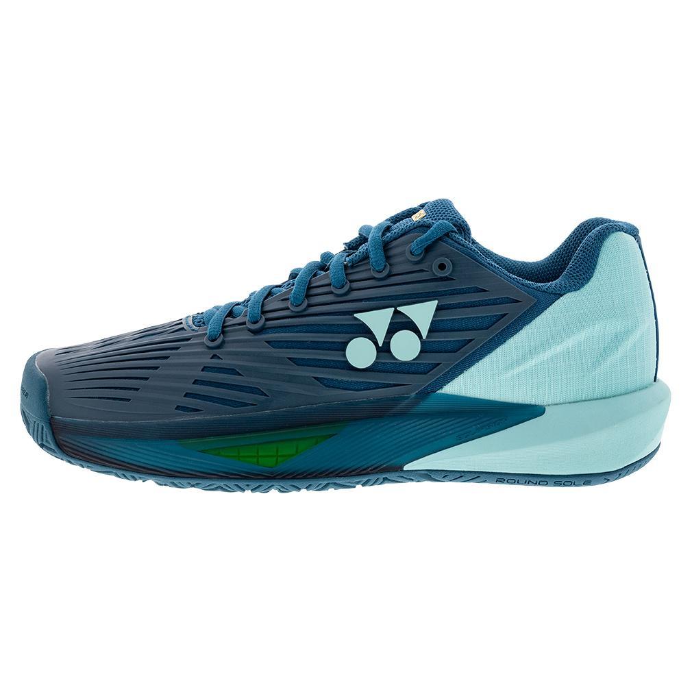 Yonex Men's Eclipsion 5 Tennis Shoes Blue and Green