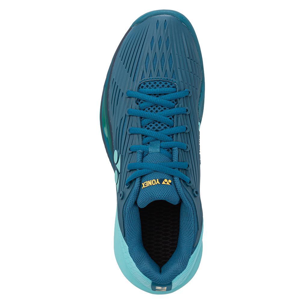 Yonex Men's Eclipsion 5 Tennis Shoes Blue and Green