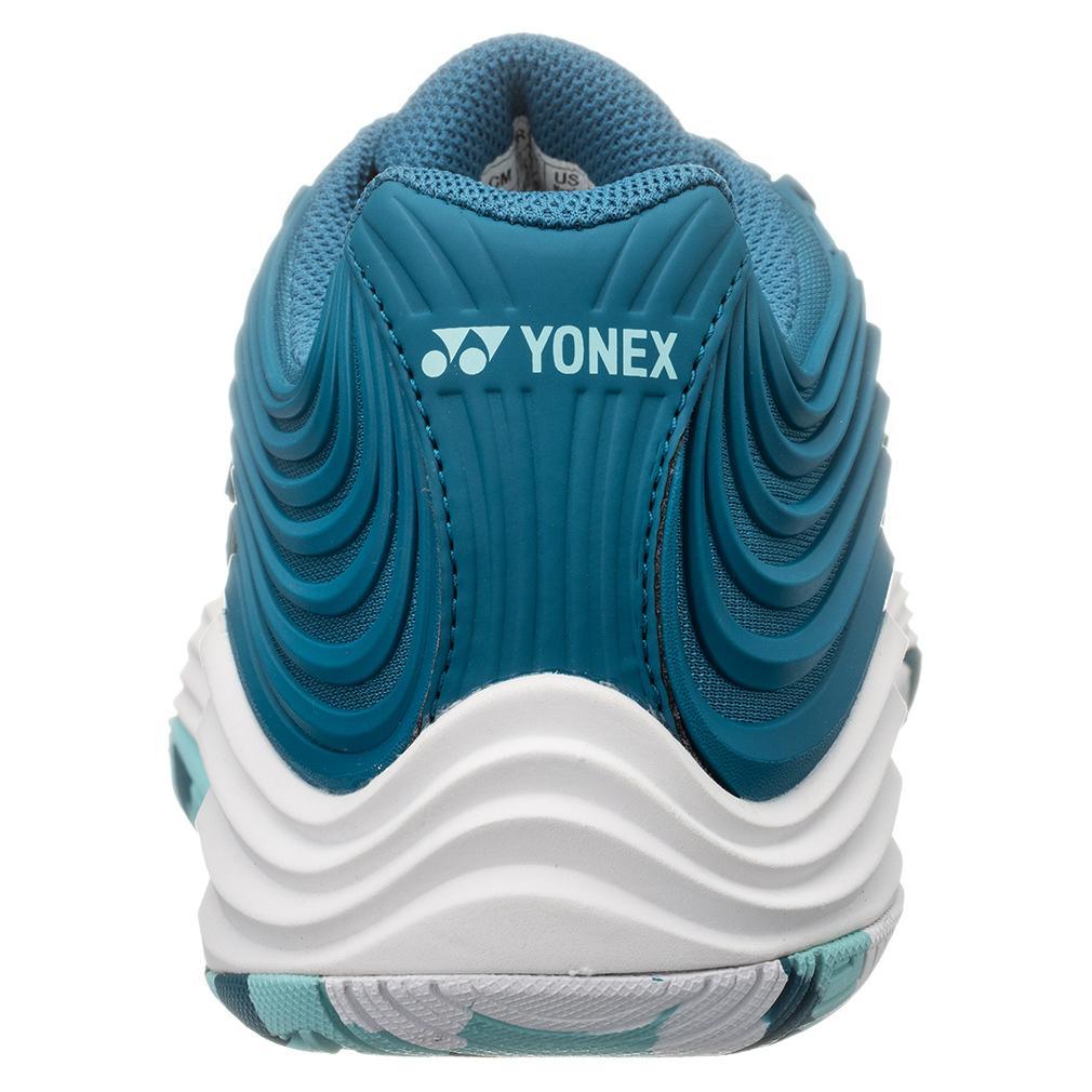 Yonex Men's Fusionrev 5 Tennis Shoes Blue and Green