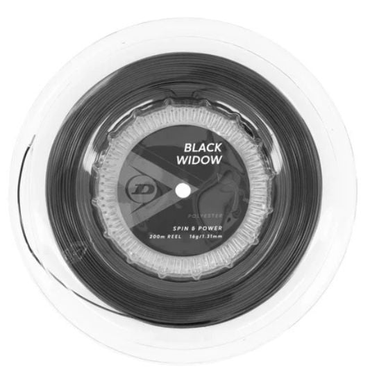 Dunlop Sports Black Widow Tennis String Reel,16g
