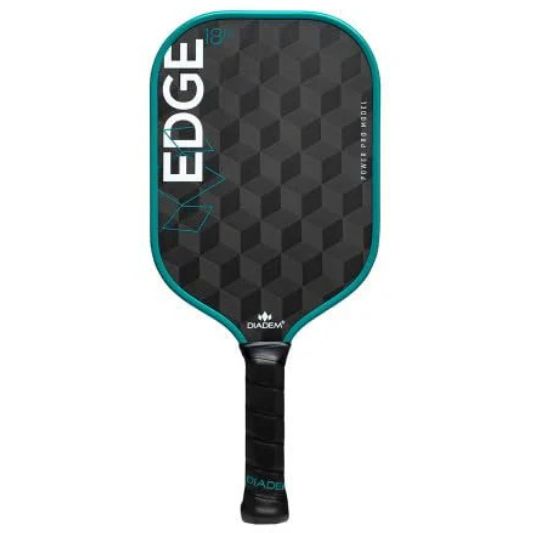 Diadem Edge 18K Pickleball Paddle USAPA Approved | 18K Carbon Fiber Face for Spin & Control | 16mm Control Paddle, Teal