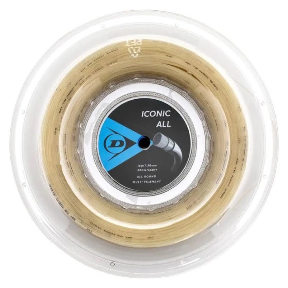 Dunlop Iconic All 16G Tennis String Reel Natural