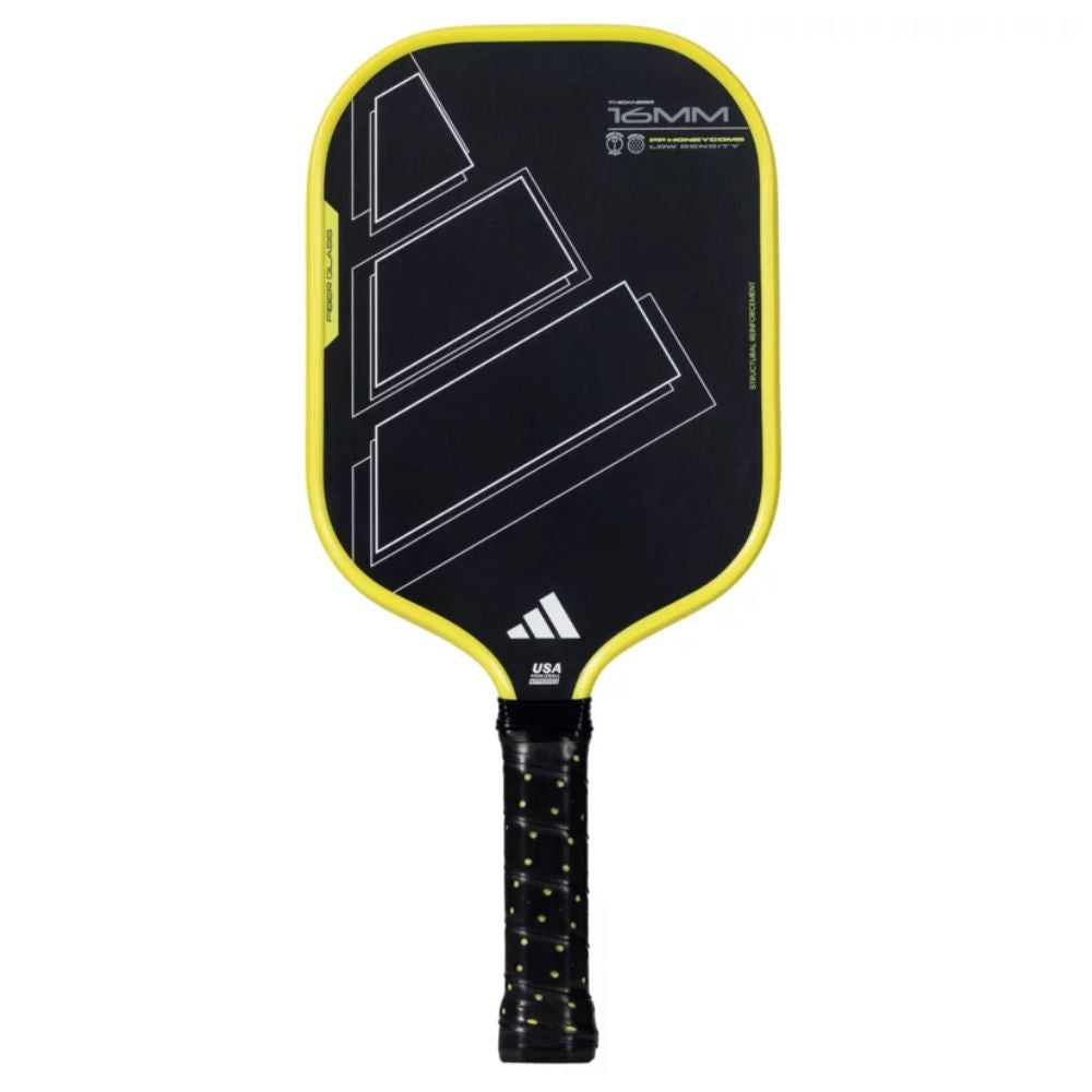 Adidas RX Team ATTK 2025 Pickleball Paddle-Black/Yellow
