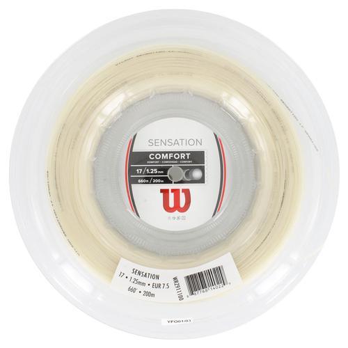Wilson Sensation 17G Tennis String Reel Natural