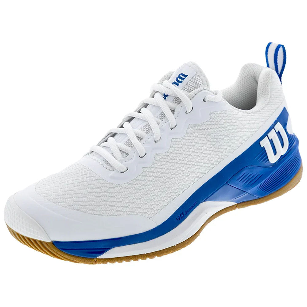 Wilson Men's Rush Pro 4.5 Tennis Shoes White / D V Blue