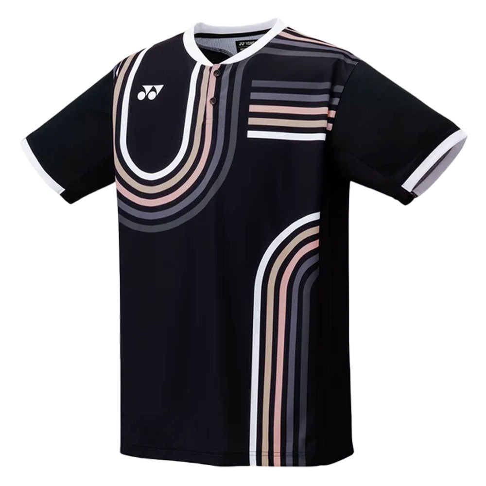 Yonex 10639 Men's Badminton Shirt , Black