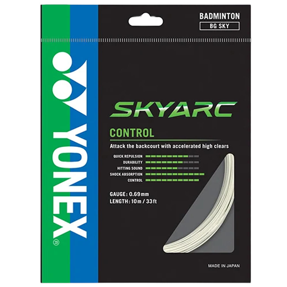 Yonex BG-SKY SkyArc Badminton String , White