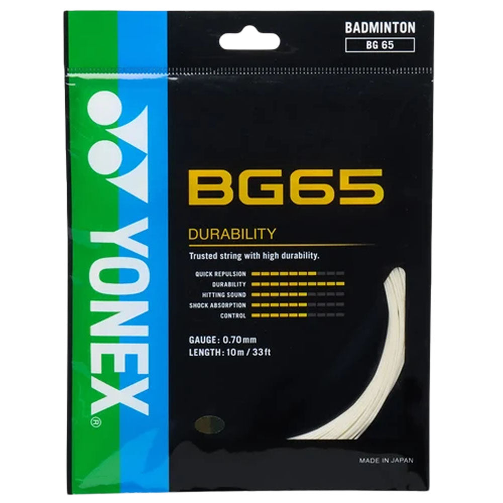 Yonex BG65 Badminton String , Amber