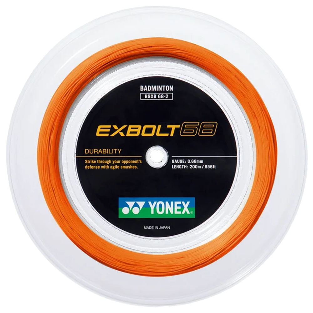Yonex Exbolt 68 Badminton Reel , Flash Orange