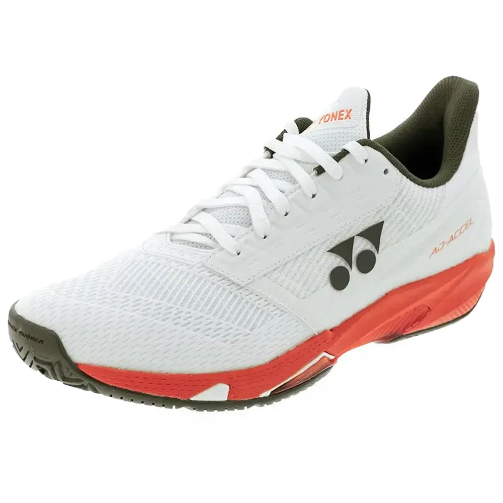 Yonex Men's AD-ACCEL Tennis Shoes White/Orange