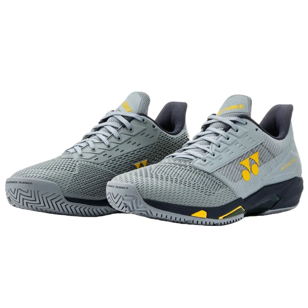 Yonex Men's Power Cushion Ad-Accel Tennis Shoes Gray/Yellow