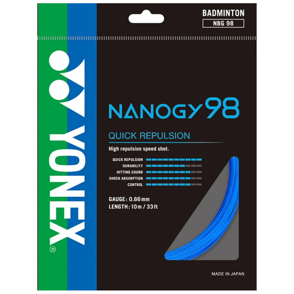 Yonex Nanogy 98 Badminton String , Blue