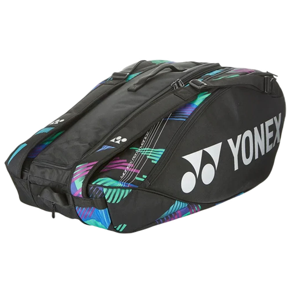 Yonex Pro Badminton/Tennis Bag (9-Racket) Green/Purple