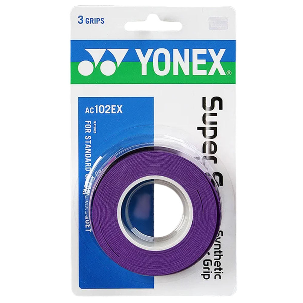 Yonex Super Grap (3 Pack) , Purple