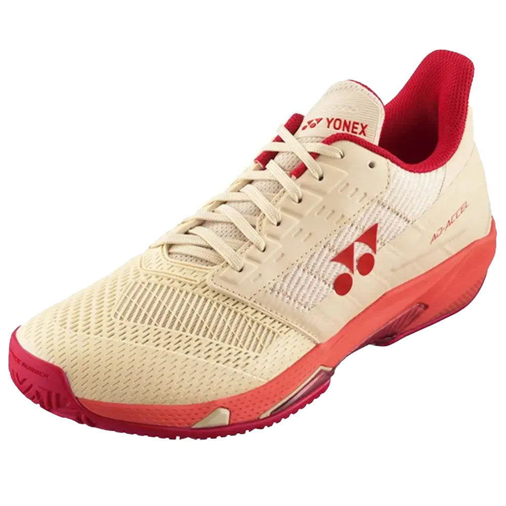 Yonex Women's AD-ACCEL Tennis Shoes Beige/Pink