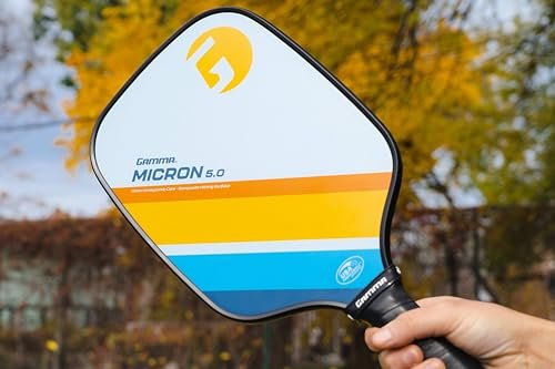 GAMMA Pickleball Paddles, Quantum Series, Micron 5.0, Neutron 5.0, Voltage 5.0, Atomic 5.0, USAPA Approved, Graphite Pickleball Paddle, Polypropylene Core, Honeycomb Grip, Great Feel, More Control