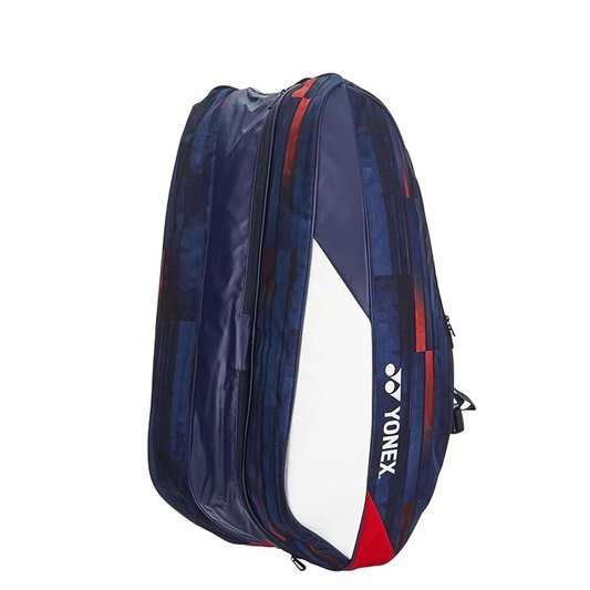 YONEX Limited Pro 9 Pack Racquet Bag (White/Navy/Red)