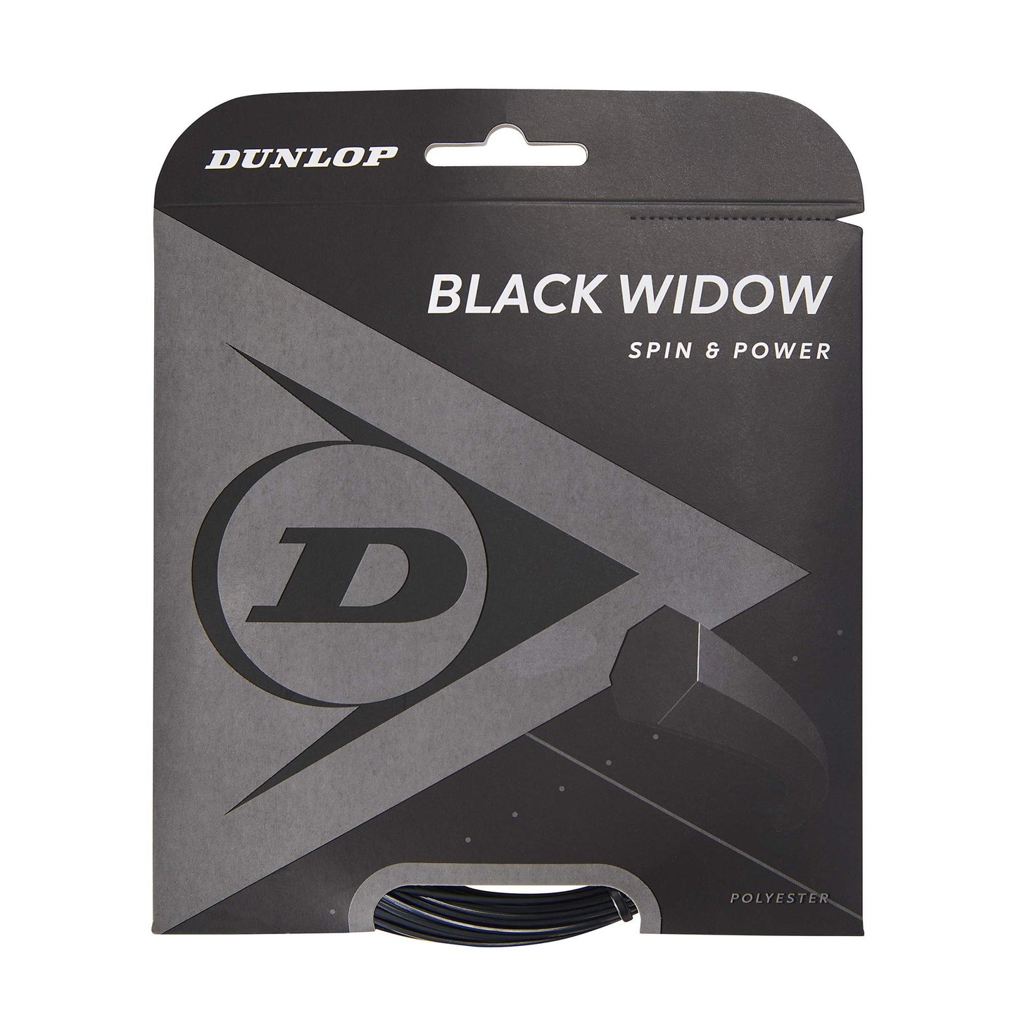 Dunlop Sports Black Widow Tennis String 18g