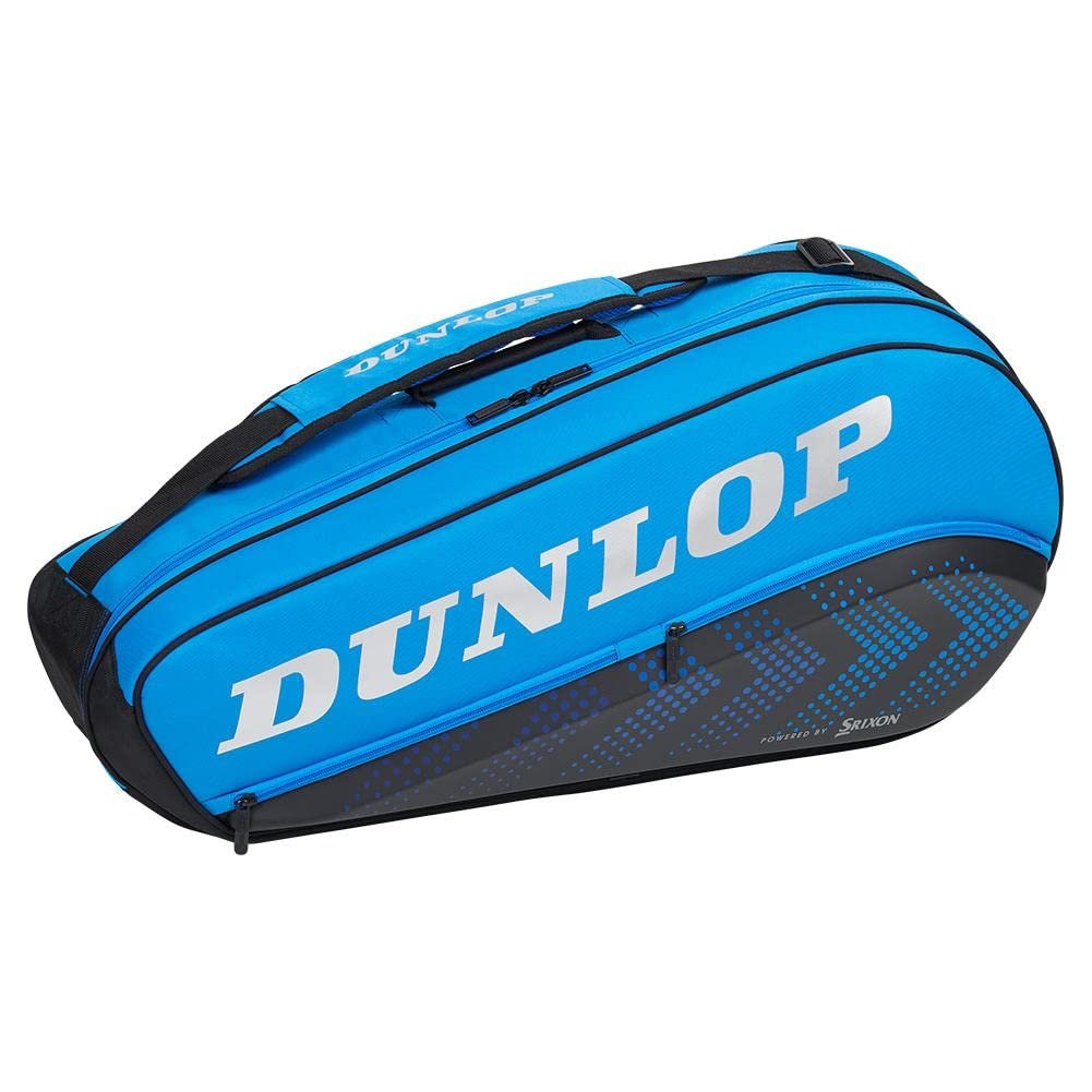 Dunlop Sports FX Performance 3-Racket Bag, Black/Blue
