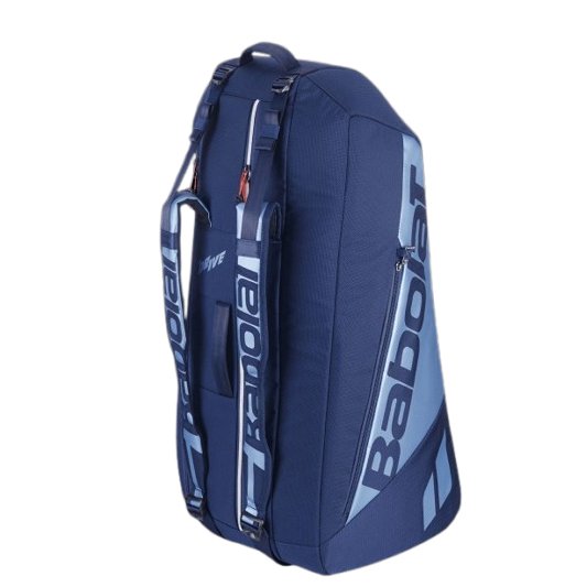 Babolat Pure Drive Racquet Holder 6-Pack 11th Gen Tennis Bag (Navy Blue)