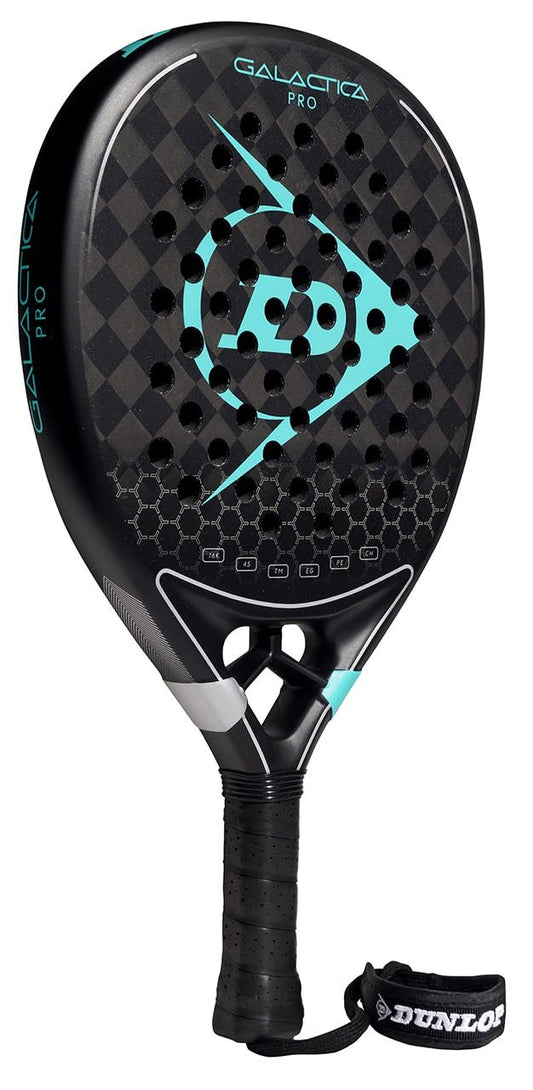 Dunlop Sports Galactica Pro Padel Racket, Black/Blue V25