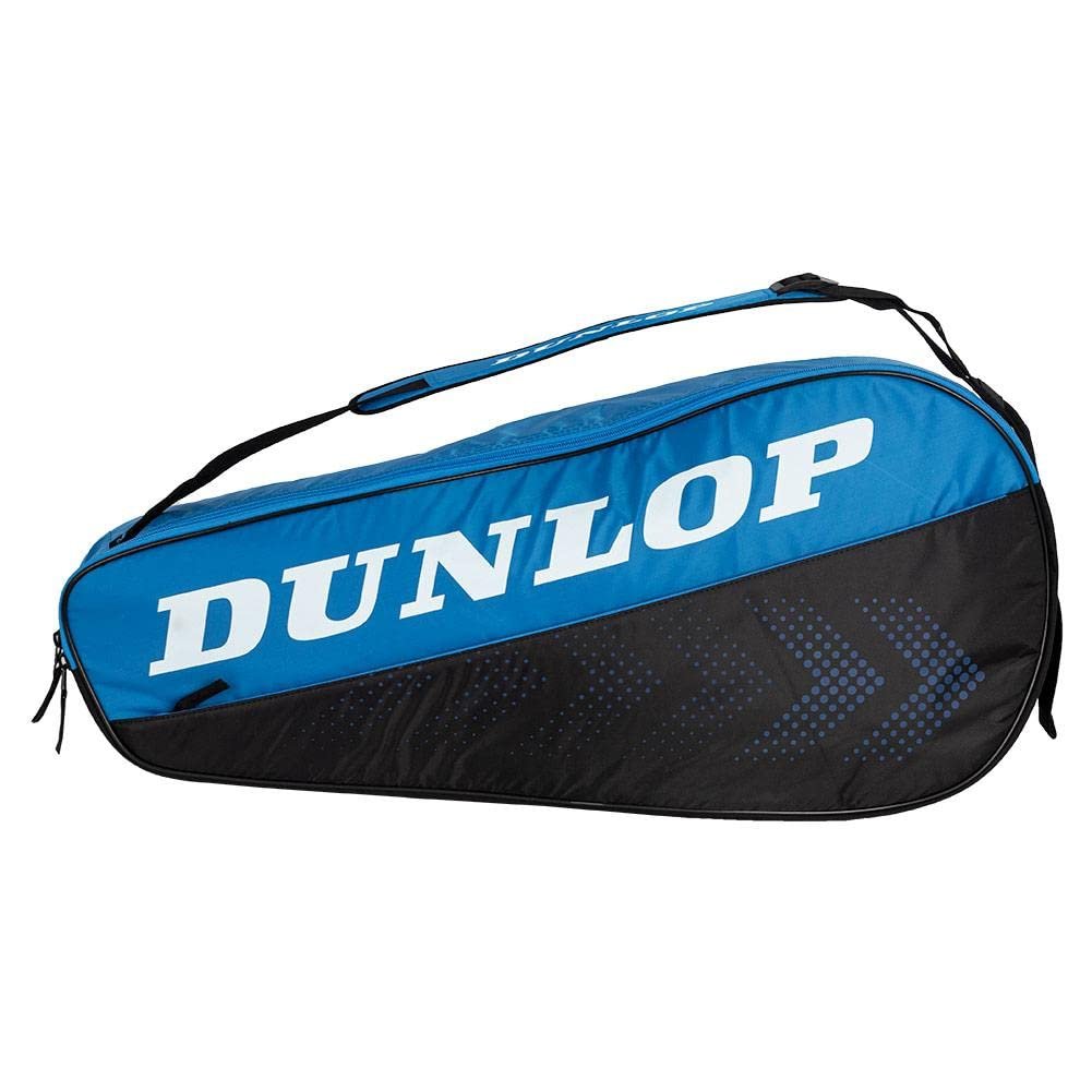 Dunlop Sports FX Club 3-Racket Bag, Black/Blue